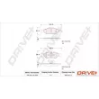 Dr!ve+ DP1010.10.1050 - Jeu de 4 plaquettes de frein avant