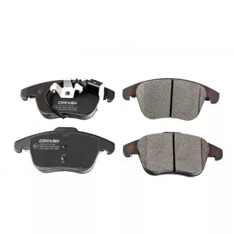 Jeu de 4 plaquettes de frein avant Dr!ve+ OEM 5N0698151B