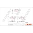 Dr!ve+ DP1010.10.1062 - Jeu de 4 plaquettes de frein avant