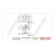 Dr!ve+ DP1010.10.1069 - Jeu de 4 plaquettes de frein avant