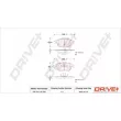 Dr!ve+ DP1010.10.1097 - Jeu de 4 plaquettes de frein avant