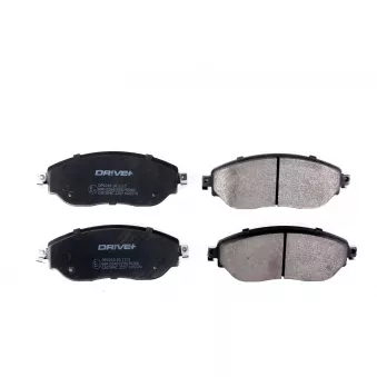 Jeu de 4 plaquettes de frein avant Dr!ve+ OEM 8660004558