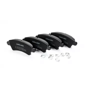 Jeu de 4 plaquettes de frein avant Dr!ve+ OEM 172103