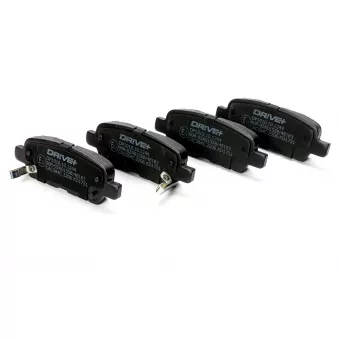 Jeu de 4 plaquettes de frein arrière Dr!ve+ OEM d4060ja00a