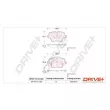 Dr!ve+ DP1010.10.1250 - Jeu de 4 plaquettes de frein avant
