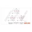 Dr!ve+ DP1010.10.1251 - Jeu de 4 plaquettes de frein avant