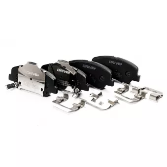 Jeu de 4 plaquettes de frein avant Dr!ve+ OEM 581011WA35