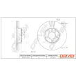 Dr!ve+ DP1010.11.0336 - Jeu de 2 disques de frein avant