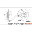 Dr!ve+ DP1010.11.0464 - Jeu de 2 disques de frein avant
