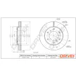 Dr!ve+ DP1010.11.0569 - Jeu de 2 disques de frein avant