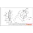 Dr!ve+ DP1010.11.0675 - Jeu de 2 disques de frein avant