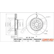 Dr!ve+ DP1010.11.1566 - Jeu de 2 disques de frein avant