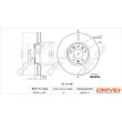 Dr!ve+ DP1010.11.1575 - Jeu de 2 disques de frein avant