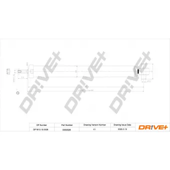 Jeu de 2 amortisseurs arrière Dr!ve+ OEM 436294