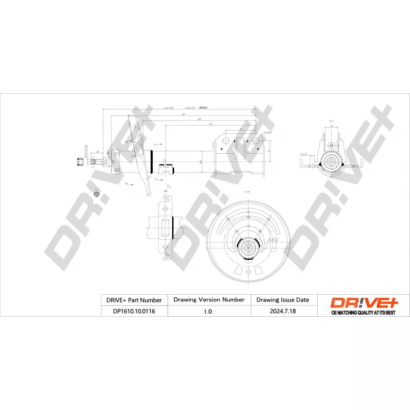 Jeu de 2 amortisseurs avant Dr!ve+ DP1610.10.0116 - Visuel 1
