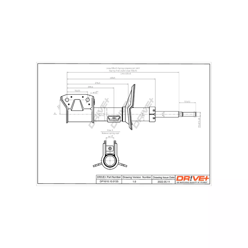 Jeu de 2 amortisseurs avant Dr!ve+ DP1610.10.0135 - Visuel 1