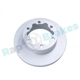 Jeu de 2 disques de frein arrière RAP BRAKES OEM 2N0615601A