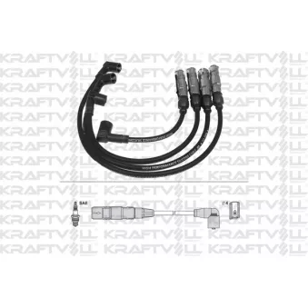 Kit de câbles d'allumage KRAFTVOLL GERMANY OEM 06A905430AH