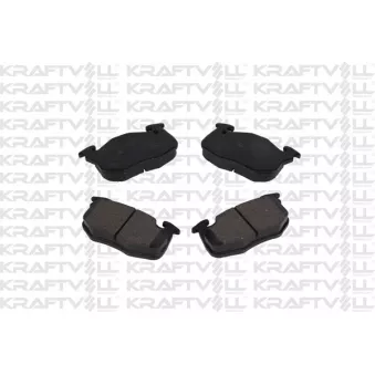 Jeu de 4 plaquettes de frein avant KRAFTVOLL GERMANY OEM 1617247780