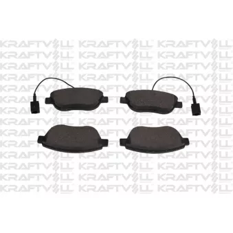 Jeu de 4 plaquettes de frein avant KRAFTVOLL GERMANY OEM 77365468