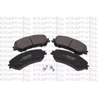 Jeu de 4 plaquettes de frein arrière KRAFTVOLL GERMANY OEM D10604BA0A
