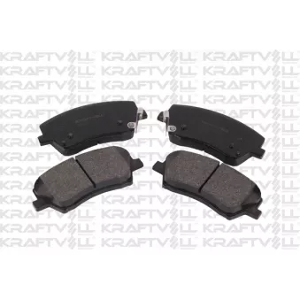 Jeu de 4 plaquettes de frein avant KRAFTVOLL GERMANY OEM 581013XA20