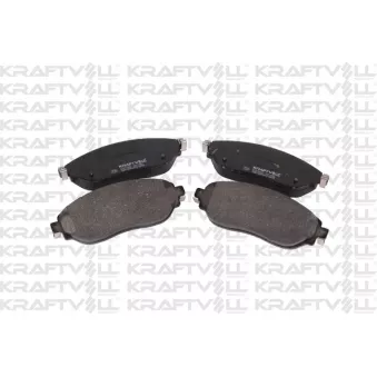Jeu de 4 plaquettes de frein avant KRAFTVOLL GERMANY OEM 410608638r