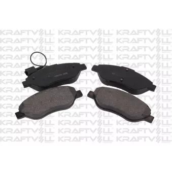 Jeu de 4 plaquettes de frein avant KRAFTVOLL GERMANY OEM 77365188