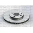 KRAFTVOLL GERMANY 07040010 - Jeu de 2 disques de frein avant