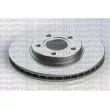 KRAFTVOLL GERMANY 07040014 - Jeu de 2 disques de frein avant