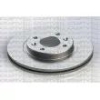 KRAFTVOLL GERMANY 07040017 - Jeu de 2 disques de frein avant