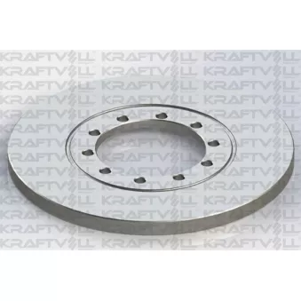 Jeu de 2 disques de frein arrière KRAFTVOLL GERMANY OEM 6c112a315ab