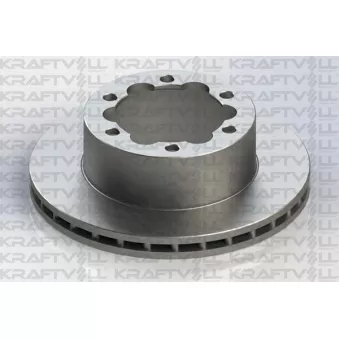 Jeu de 2 disques de frein arrière KRAFTVOLL GERMANY OEM 2E0615601