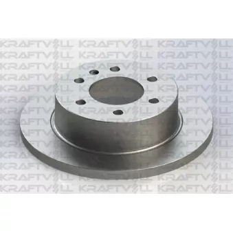 Jeu de 2 disques de frein arrière KRAFTVOLL GERMANY OEM 2E0615601A