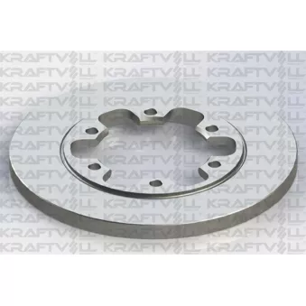 Jeu de 2 disques de frein arrière KRAFTVOLL GERMANY OEM 1815600