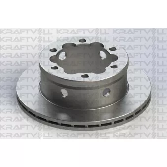 Jeu de 2 disques de frein arrière KRAFTVOLL GERMANY OEM A9044230112