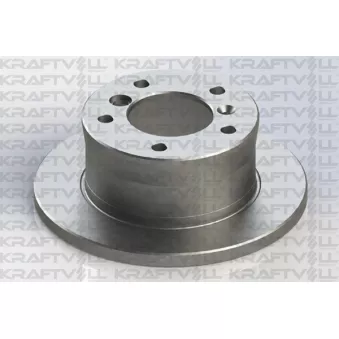 Jeu de 2 disques de frein arrière KRAFTVOLL GERMANY OEM 2D0615601A