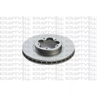Jeu de 2 disques de frein avant KRAFTVOLL GERMANY 07040113