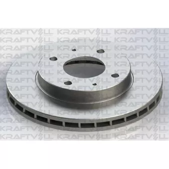 Jeu de 2 disques de frein avant KRAFTVOLL GERMANY 07040133 pour CITROEN JUMPY 1.5 CRDi - 102cv