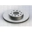 KRAFTVOLL GERMANY 07040154 - Jeu de 2 disques de frein avant