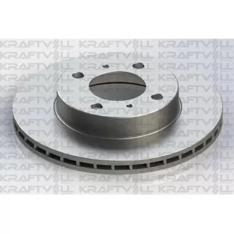 Jeu de 2 disques de frein avant KRAFTVOLL GERMANY 07040236 pour MITSUBISHI COLT 1300 - 82cv