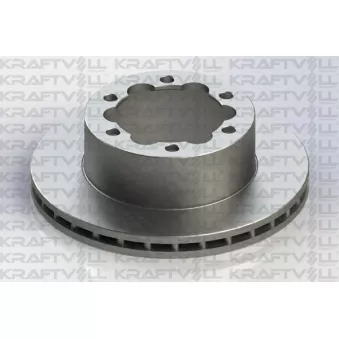 KRAFTVOLL GERMANY 07040644 - Jeu de 2 disques de frein avant