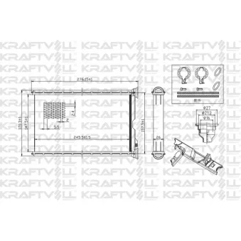 Système de chauffage KRAFTVOLL GERMANY 08050095