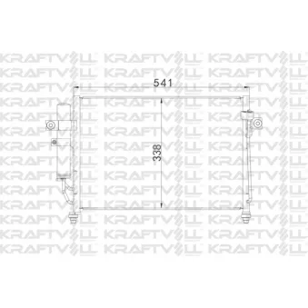 KRAFTVOLL GERMANY 08060053 - Condenseur, climatisation