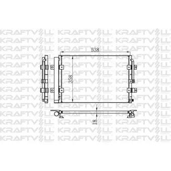KRAFTVOLL GERMANY 08060170 - Condenseur, climatisation