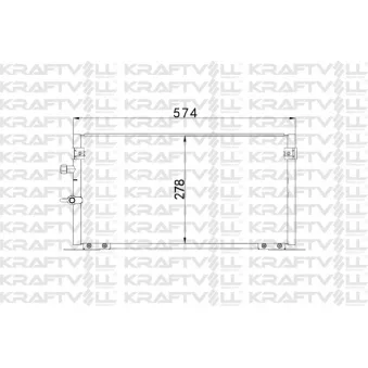 KRAFTVOLL GERMANY 08060188 - Condenseur, climatisation
