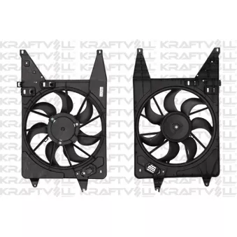 Ventilateur, refroidissement du moteur KRAFTVOLL GERMANY [08120023]