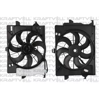 Ventilateur, refroidissement du moteur KRAFTVOLL GERMANY 08120029