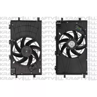 Ventilateur, refroidissement du moteur KRAFTVOLL GERMANY 08120033