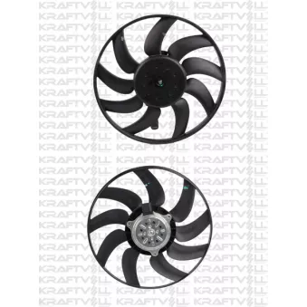 Ventilateur, refroidissement du moteur KRAFTVOLL GERMANY 08120082